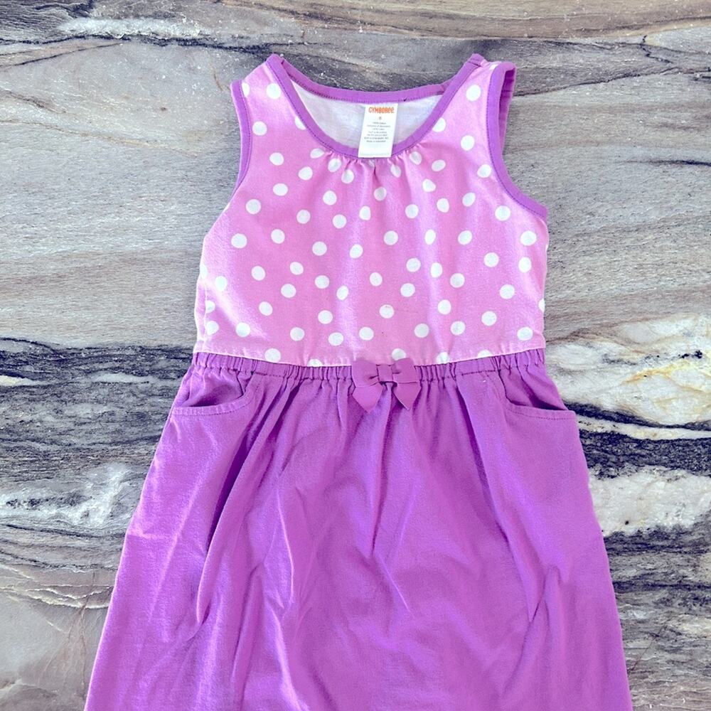 Gymboree Purple Polka Dot Dress- Size 5